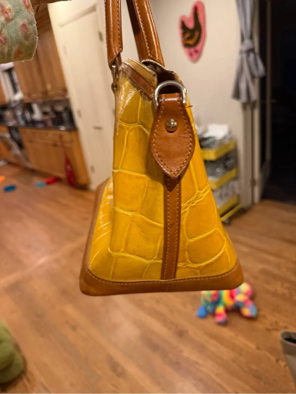 Dooney & Bourke croc embossed